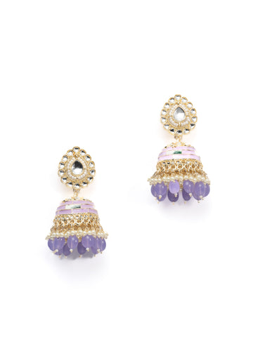 Luxy Lavender Jhumka
